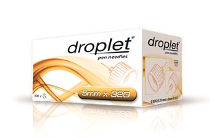 AGO PER PENNA DA INSULINA DROPLET 32 GAUGE 5 MM 100 PEZZI - Pharmaleader