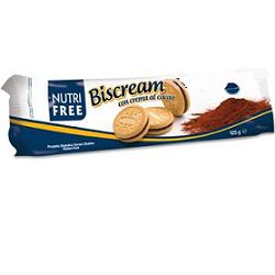 NUTRIFREE BISCREAM CON CREMA AL CACAO 125 G - Pharmaleader