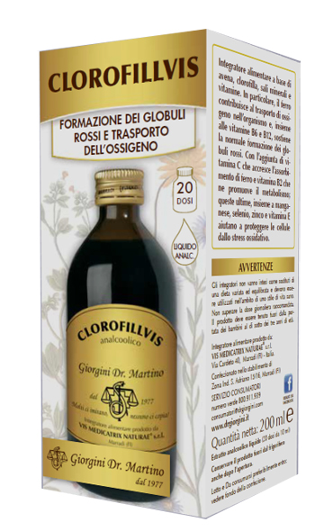 CLOROFILLVIS LIQUIDO ANALCOLICO 200 ML - Pharmaleader