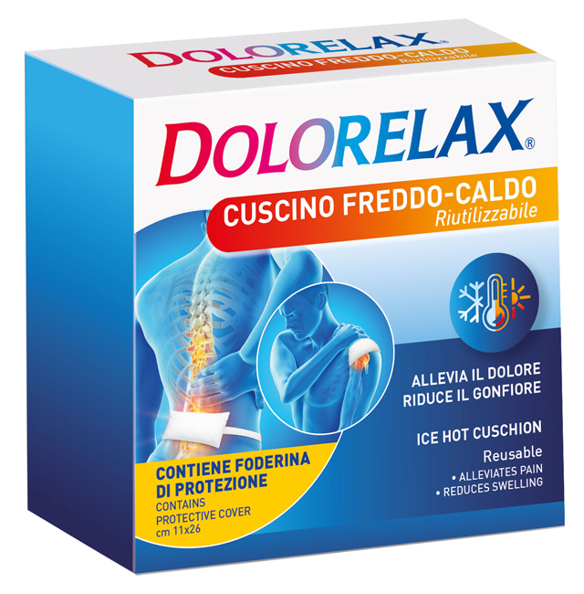 DOLORELAX ICE HOT CUSCINO RIUTILIZZABILE 11X26 CM 2 PEZZI - Pharmaleader