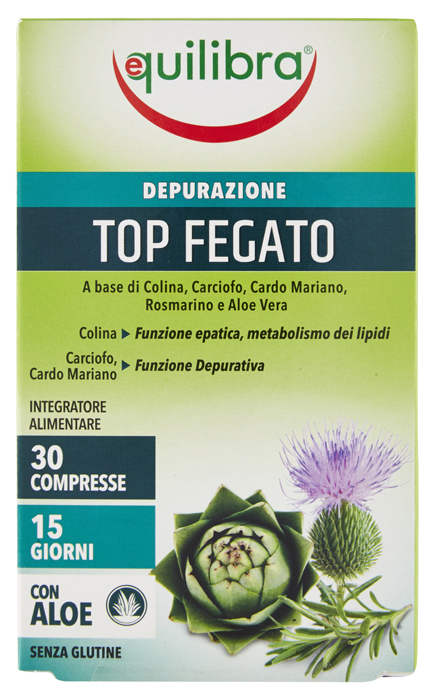 TOP FEGATO CON ALOE 30 COMPRESSE - Pharmaleader