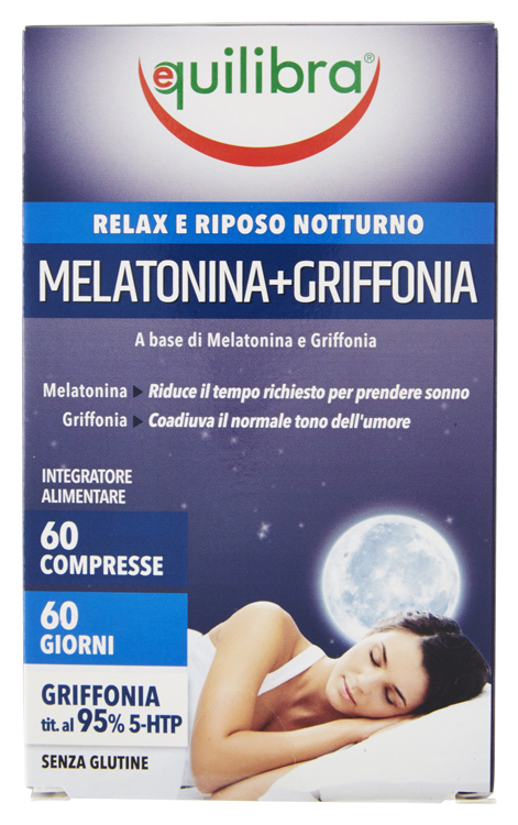 MELATONINA + GRIFFONIA 60 COMPRESSE - Pharmaleader