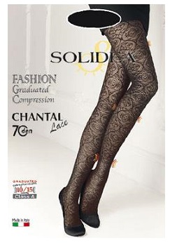 CHANTAL LACE 70 COLLANT FANTASIA NERO 1-S - Pharmaleader