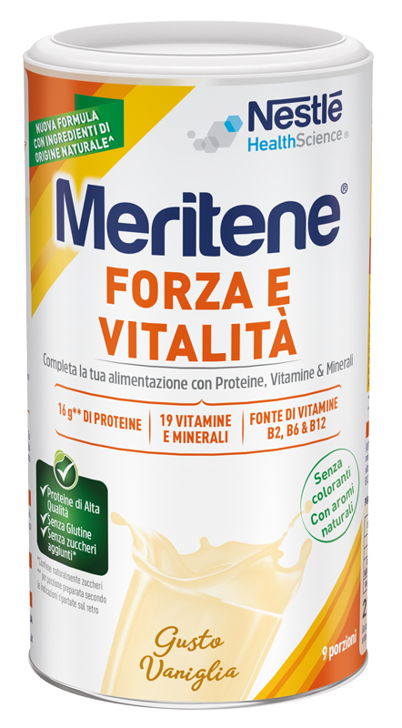 MERITENE FORZA E VITALITA' VANIGLIA 270 G - Pharmaleader
