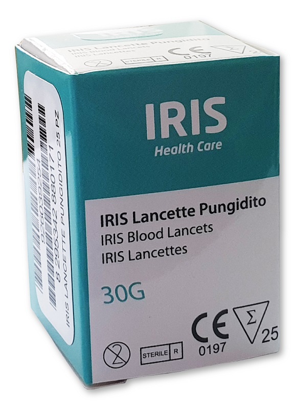 LANCETTE PUNGIDITO IRIS 25 PEZZI - Pharmaleader
