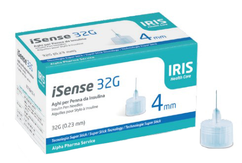 I SENSE AGO PER INSULINA GAUGE 32 4 MM 100 PEZZI - Pharmaleader