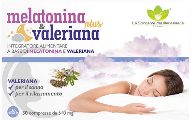 MELATONINA PLUS VALERIANA 30 COMPRESSE - Pharmaleader