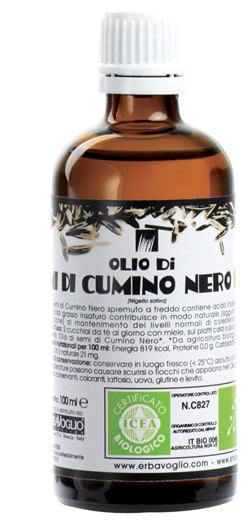 OLIO SEMI CUMINO NERO BIOLOGICO - Pharmaleader