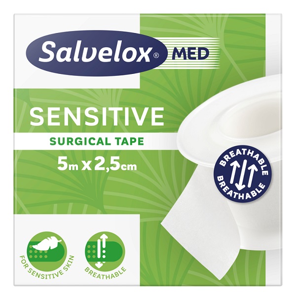 CEROTTO CHIRURGICO SALVELOX MED SENSITIVE TAPE M5X2,5CM - Pharmaleader