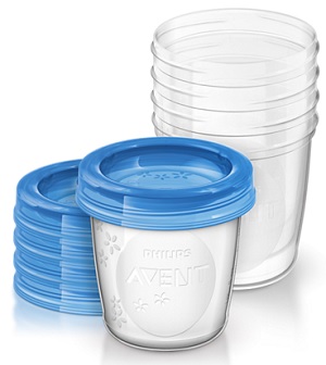 AVENT VASETTI VIA COPERCHIO 180 ML 5 PEZZI - Pharmaleader