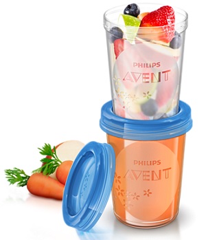 AVENT VASETTI VIA COPERCHIO 240 ML 5 PEZZI - Pharmaleader