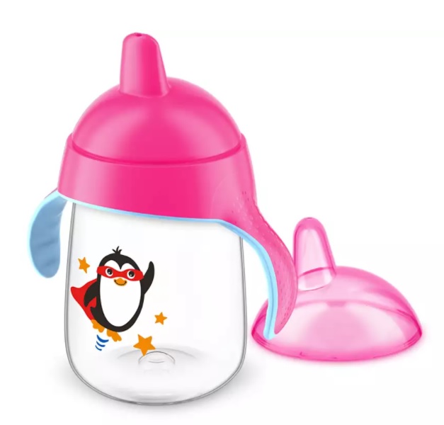 AVENT TAZZA CON BECCUCCIO DECORATA ROSA 340 ML - Pharmaleader