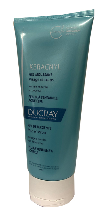 KERACNYL GEL MOUSSANT VISO CORPO 200 ML - Pharmaleader