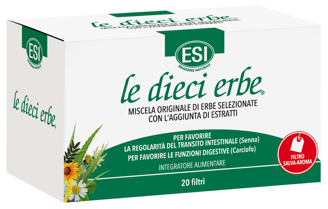 ESI LE DIECI ERBE TISANA 20 FILTRI - Pharmaleader