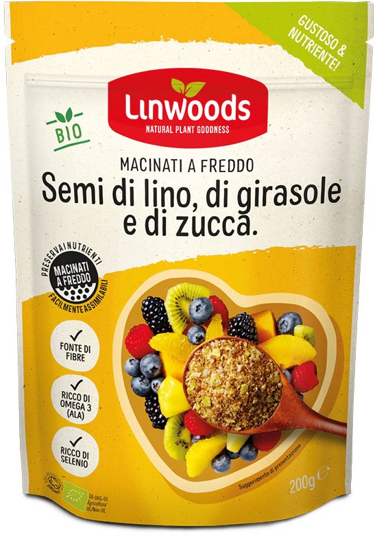 SEMI DI LINO GIRASOLE/ZUCCA MACINATI 200G - Pharmaleader