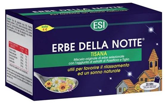 ESI ERBE DELLA NOTTE TISANA 20 FILTRI ASTUCCIO 40 G - Pharmaleader