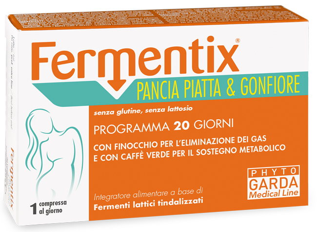 FERMENTIX PANCIA PIATTA E GONFIORE 20 COMPRESSE - Pharmaleader