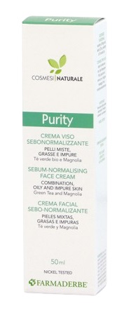 PURITY CREMA VISO SEBONORMALIZZANTE 50 ML - Pharmaleader