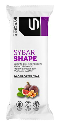 SYBAR SHAPE BARRETTA PROTEICA RICOPERTA FICHI/ARACHIDI 50 G - Pharmaleader