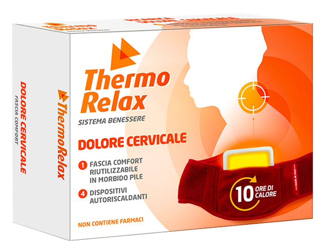 THERMORELAX FASCIA DOLORE CERVICALE+4 DISPOSITIVI AUTORISCALDANTI - Pharmaleader