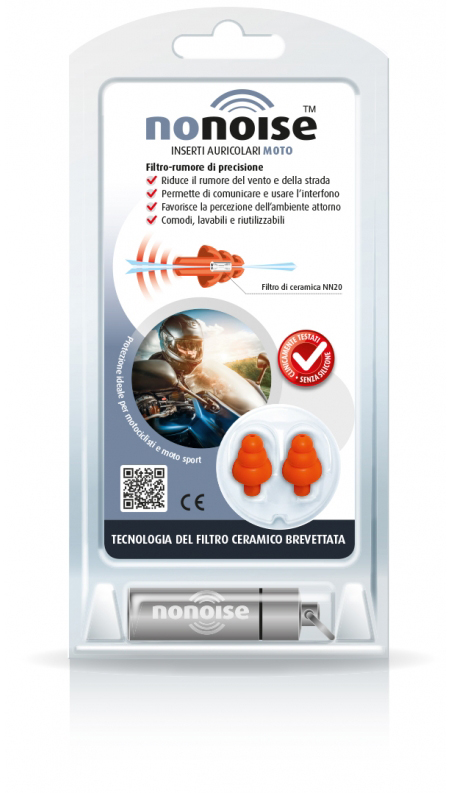 NONOISE MOTO INSERTO AURICOLARE 2 TAPPI - Pharmaleader
