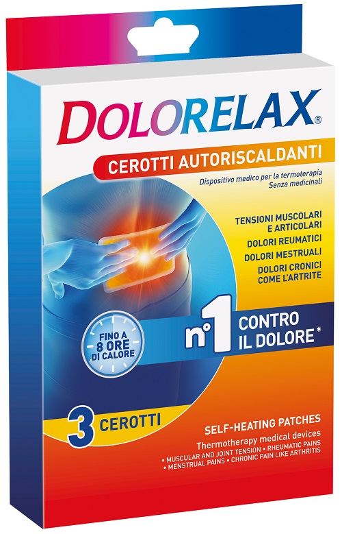 DOLORELAX CEROTTO EFFETTO CALDO 3 PEZZI - Pharmaleader