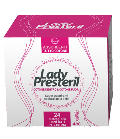 LADY PRESTERIL COTTON POWER PROTEGGI SLIP POCKET ANATOMICI RIPIEGATI PROMO 24 PEZZI - Pharmaleader