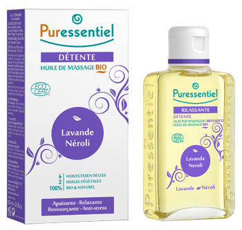 PURESSENTIEL OLIO MASSAGGIO BIO RILASSANTE - Pharmaleader