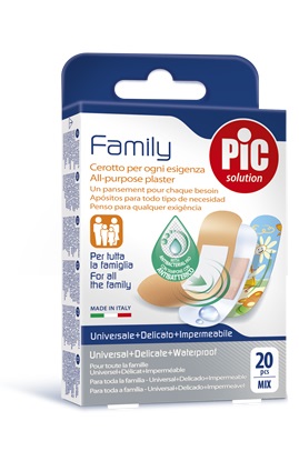 CEROTTO PIC STRIP FAMILY 20 PEZZI ANTIBATTERICO CON TAMPONE - Pharmaleader