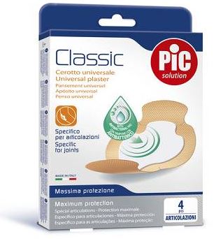 CEROTTO PIC CLASSIC ARTICOLAZIONI ANTIBATTERICO 4 PEZZI - Pharmaleader