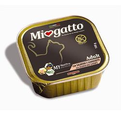 MIOGATTO ADULT SALMONE/GAMBERETTI GRAIN FREE 100 G - Pharmaleader