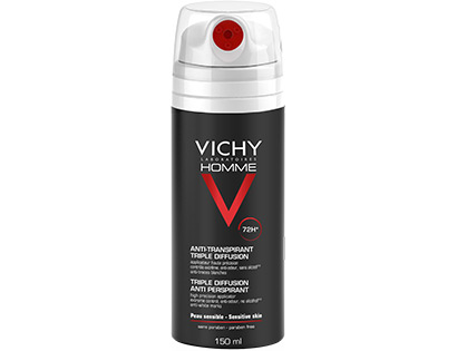 VICHY HOMME DEO AEROSOL 72H 150 ML - Pharmaleader