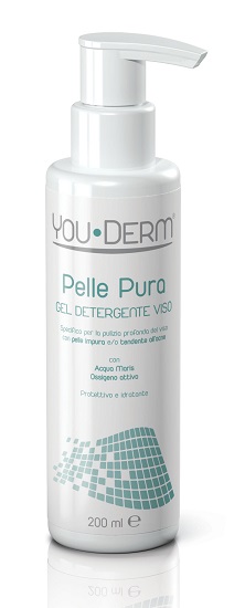 YOUDERM PELLE PURA GEL DETERGENTE VISO 200 ML - Pharmaleader