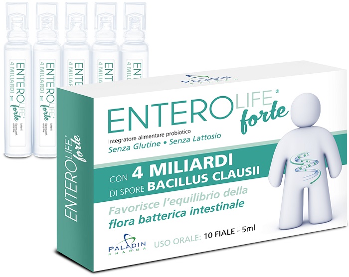 ENTEROLIFE FORTE 4 MILIARDI 10 FIALE DA 5 ML - Pharmaleader