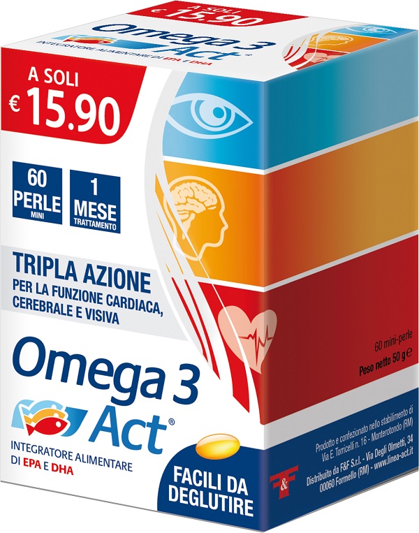 OMEGA 3 ACT 540MG 60 PERLE MINI - Pharmaleader