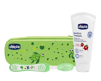 CHICCO SET DENTALE VERDE CON FLUORO - Pharmaleader
