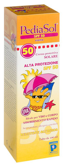 PEDIASOL SPF 50 CREMA SOLARE 100 ML - Pharmaleader
