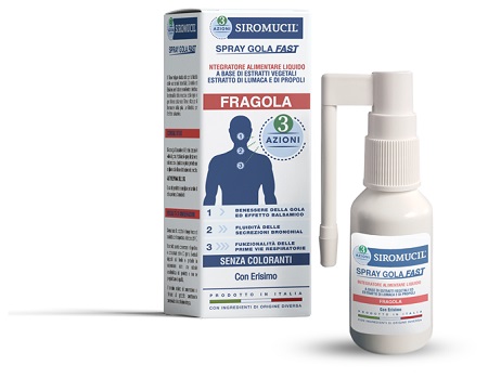 SIROMUCIL 3 AZIONI SPRAY GOLA FAST 15 ML - Pharmaleader