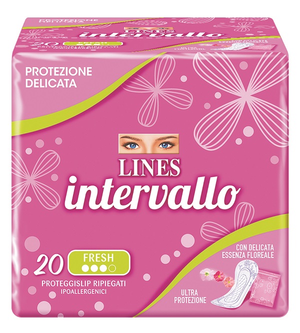 PROTEGGISLIP LINES INTERVALLO FRESH RIPIEGATO 20 PEZZI - Pharmaleader