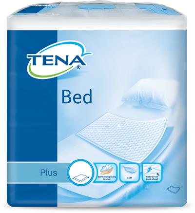 TRAVERSA PER INCONTINENZA NON RIMBOCCABILE TENA BED PLUS 60X40CM 40 PEZZI - Pharmaleader