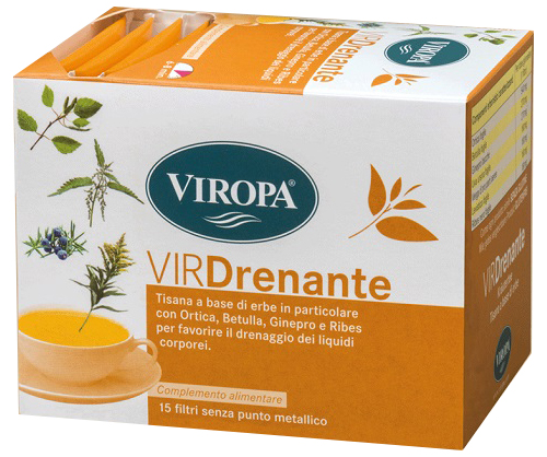 VIROPA DRENANTE TISANA 15 BUSTINE - Pharmaleader