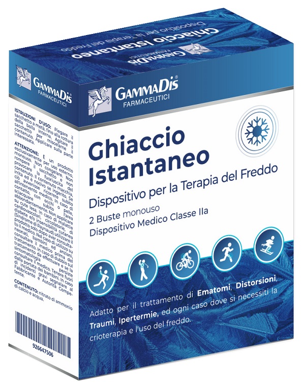GHIACCIO ISTANTANEO TNT GAMMADIS 2 PEZZI GAMMADIS - Pharmaleader