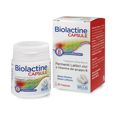 BIOLACTINE FERMENTI + VITAMINE 20 CAPSULE - Pharmaleader
