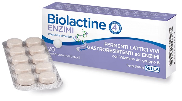 BIOLACTINE ENZIMI 20 COMPRESSE NUOVA FORMULA - Pharmaleader