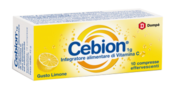 CEBION EFFERVESCENTE VITAMINA C LIMONE 10 COMPRESSE - Pharmaleader