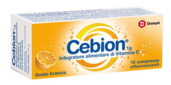 CEBION EFFERVESCENTI VITAMINA C ARANCIA 10 COMPRESSE - Pharmaleader