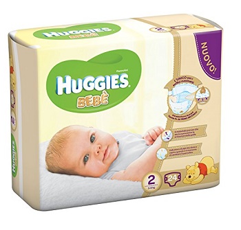 PANNOLINO HUGGIES EXTRA CARE BEBE' BASE 2 24 PEZZI - Pharmaleader