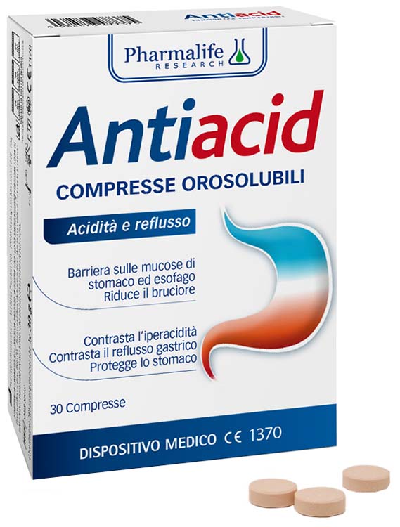 ANTIACID 30 COMPRESSE OROSOLUBILI - Pharmaleader