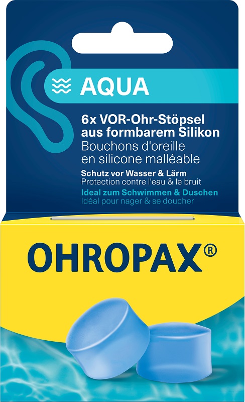 OHROPAX SILICON AQUA TAPPI AURICOLARI 6 PEZZI - Pharmaleader