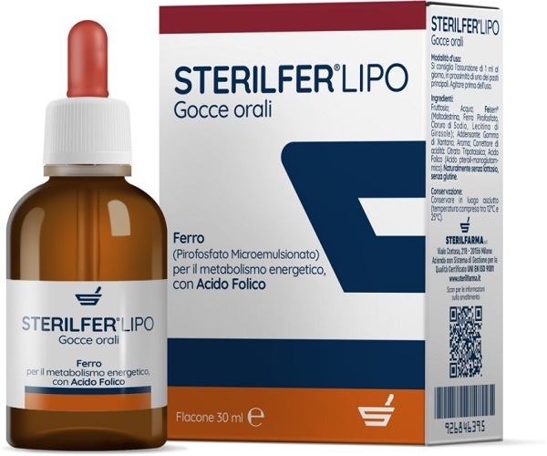 STERILFER LIPO GOCCE 30 ML - Pharmaleader